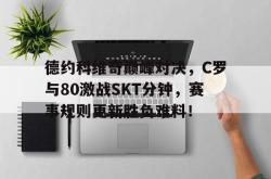 德约科维奇巅峰对决，C罗与80激战SKT分钟，赛事规则更新胜负难料！的简单介绍